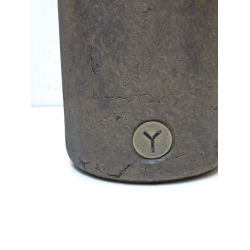 Wazon betonowy ceramiczny Brązowy 20cm